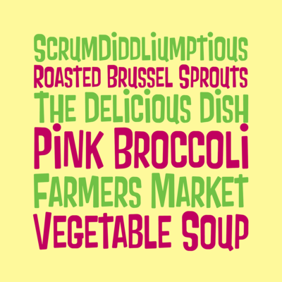 Pink Broccoli font by Pink Broccoli